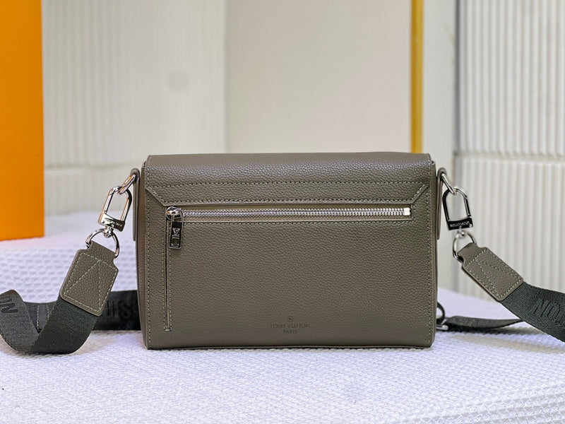 LLP90 Leather Bag 22-16.5-7CM Shoulder  for women and men Bags