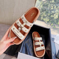 MBCS13 Leather Slippers Size 35-42 Shoes with Box
