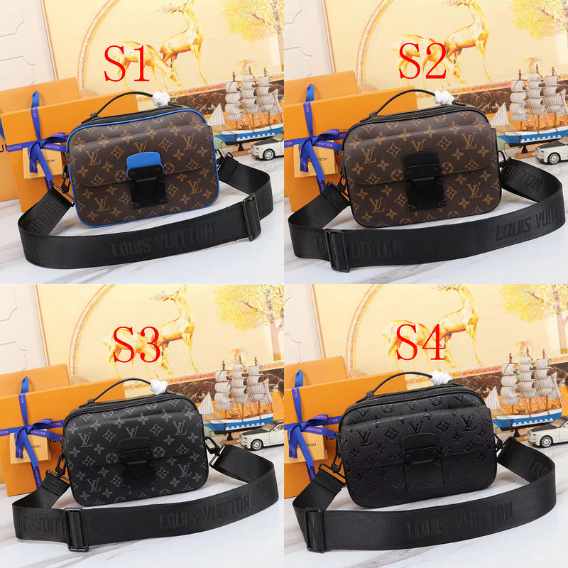 GLP066  High quality leather bag men bag  22 x 18 x 8CM for women and men