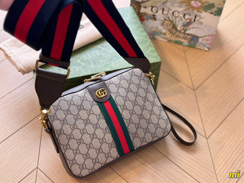 AGP33 Bag 25-17CM Leather Bags With  for women and men Box