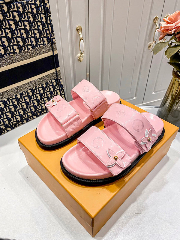 MLS11 Slippers Women Leather shoes 35-40 With box