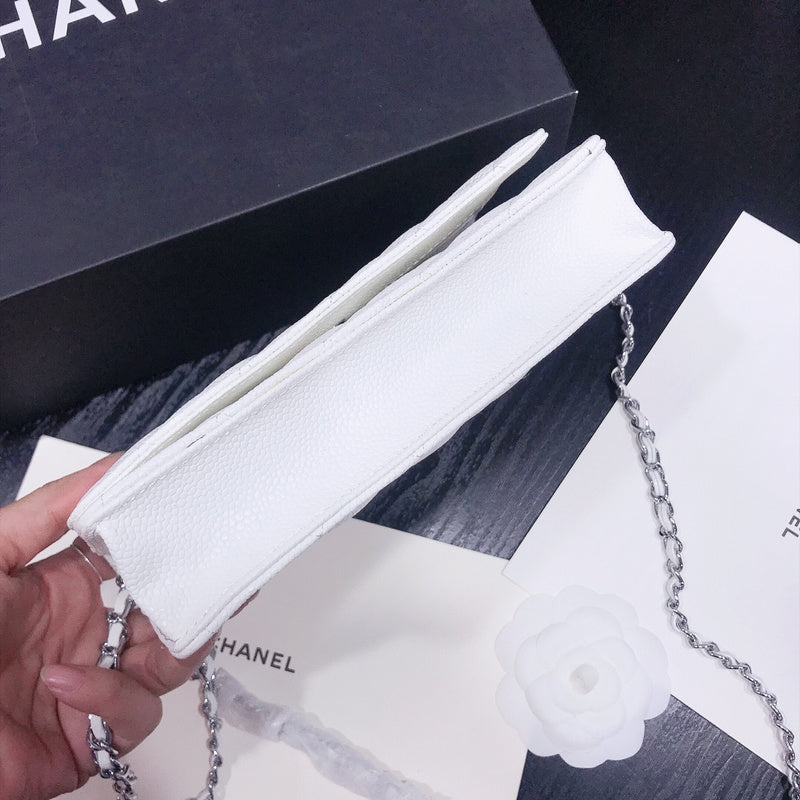 XCP015 Bag leather 19-13-4CM Bag Silver