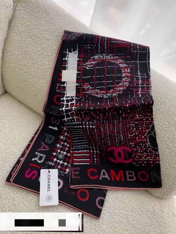 XCC19 Silk satin 90-90CM scarf