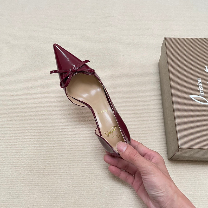 MBCL2 Women Heel 6CM 8CM 10CM Leather shoes 35-41 with box