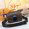GLP066  High quality leather bag men bag  22 x 18 x 8CM for women and men