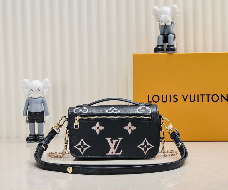 LLP040 Leather bag 21.5x13.5x6CM Bags