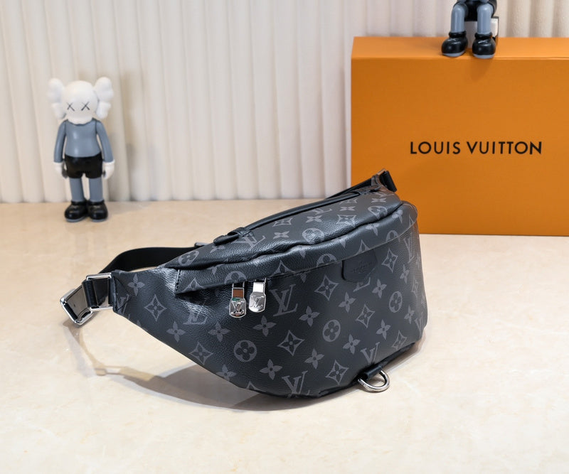 LLP55 Leather Bag 37x14x13CM Shoulder  for women and men  Bags