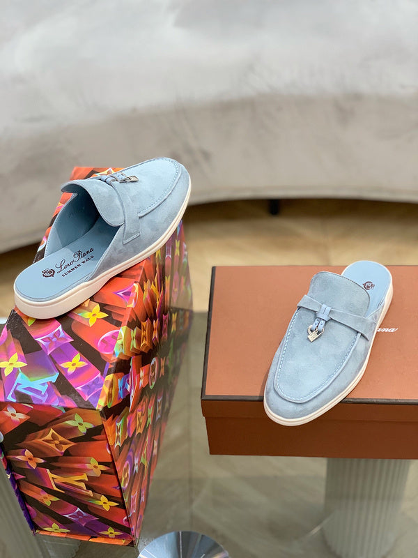 GLS19 Leather shoes Women35-42 Man40-45 Slipper with box