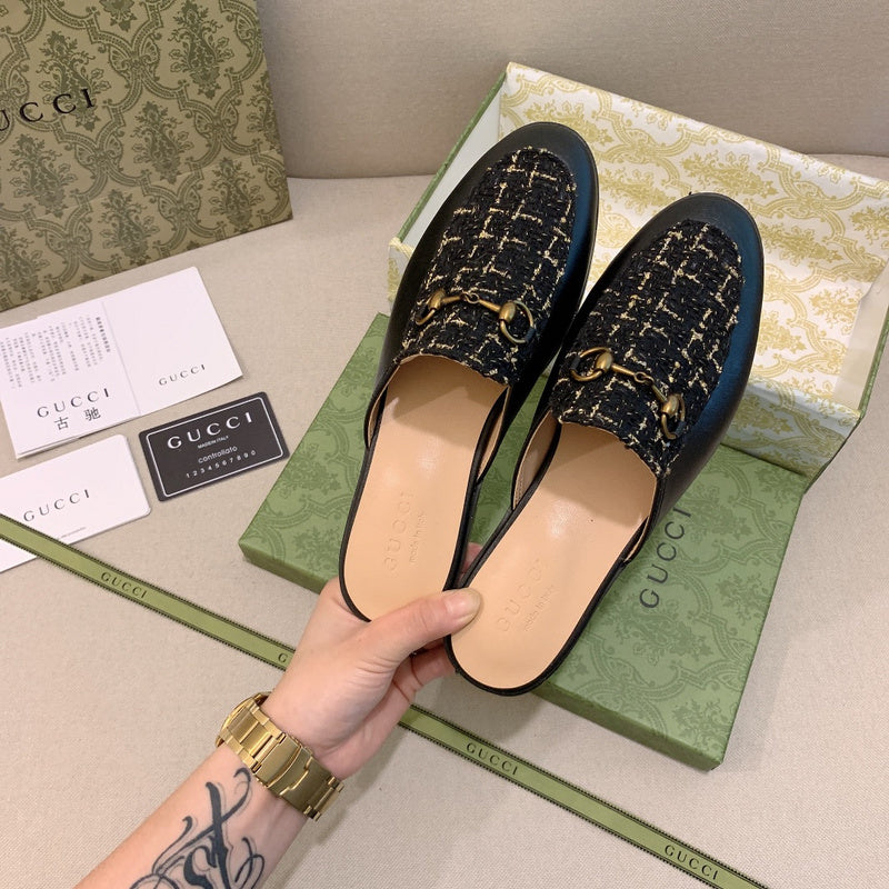 MJGS20 Leather slipper Women shoes 35-43 With box