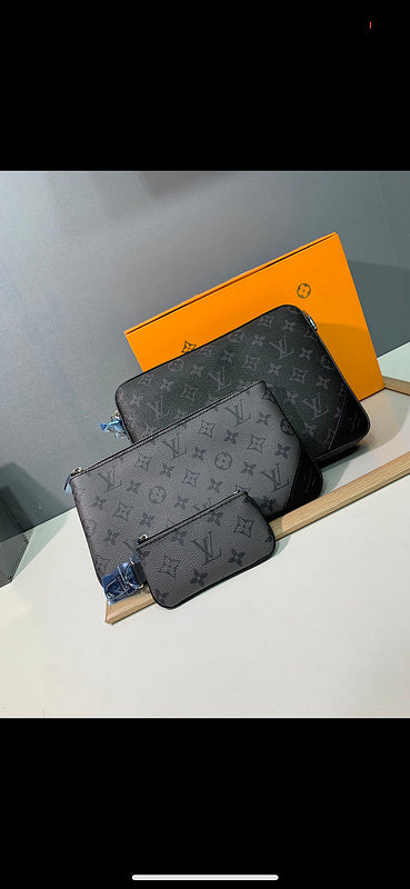 LLP200  Men Bag 25x18.5x7CM Leather High Quality Bags