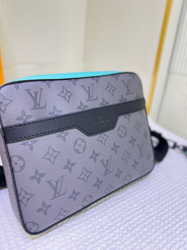 LLP88 Men  Leather Bag 25-18.5-7CM Shoulder Bags