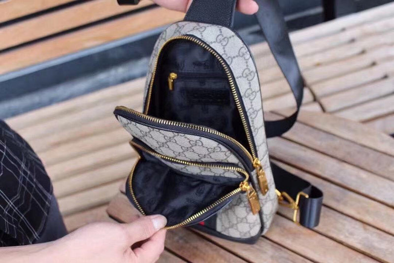 GGP22 Men Shoulder bag leather bag handbag 18-31-5CM