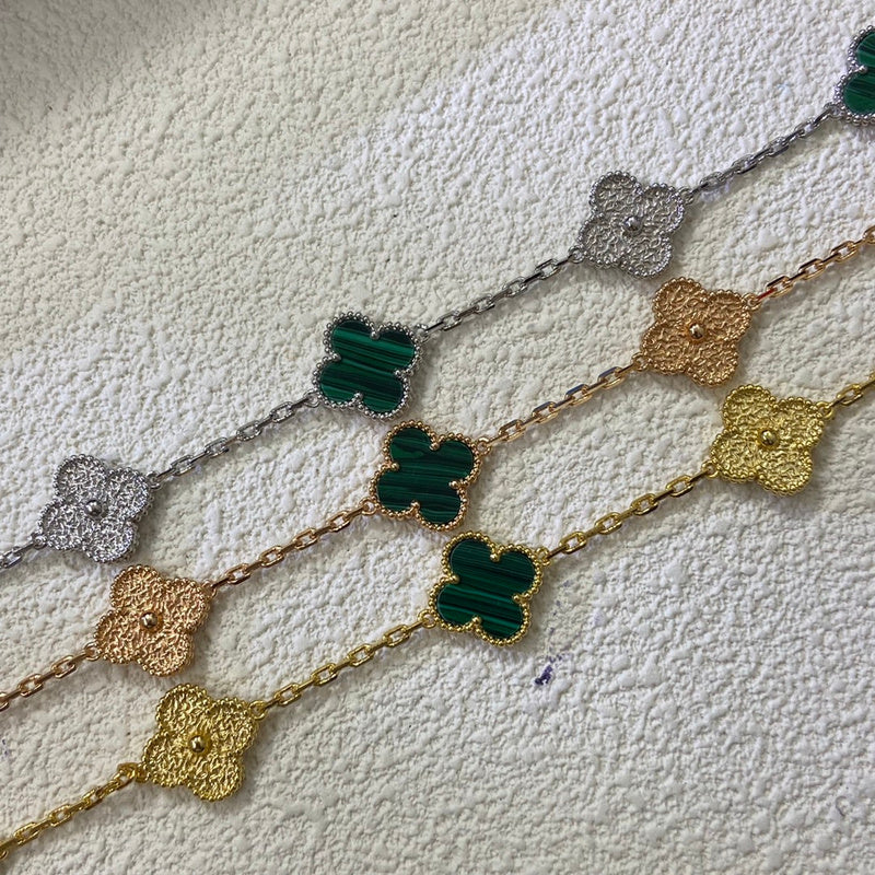 AVSB16   Women's gold hot malachite green bracelet jewelry