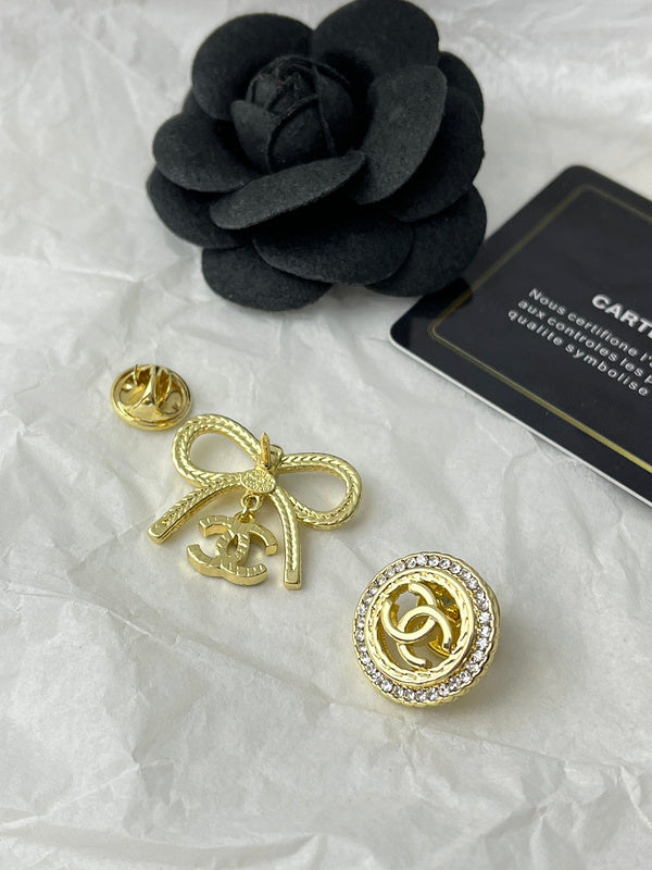 D174    Women's brooch 2-piece jewelry set