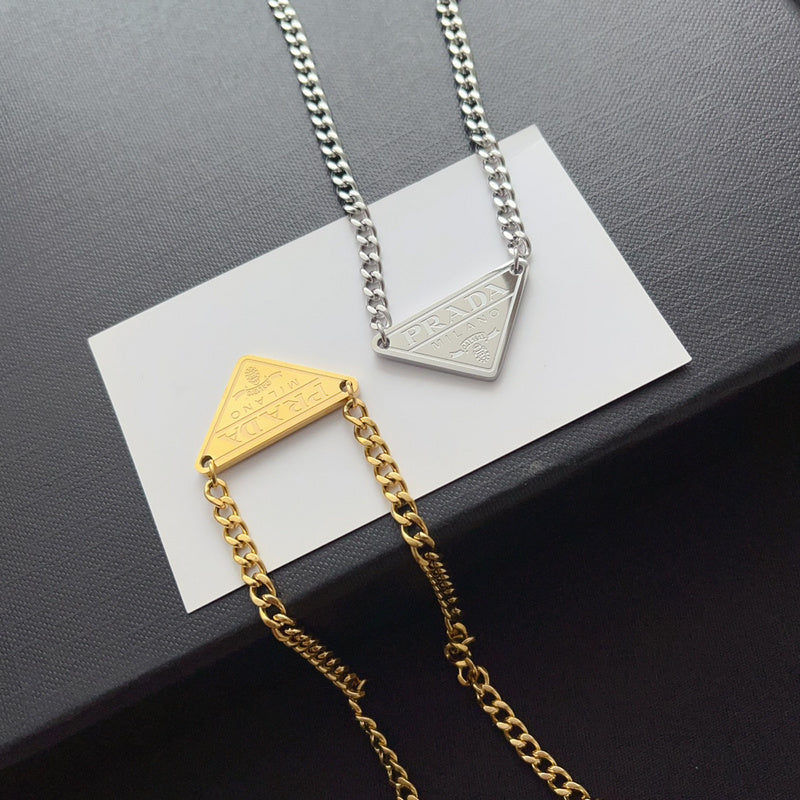 X660  Women's new fashion titanium steel necklace