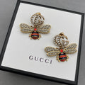 GE12  Ladies Fashion Bee Stud Earrings  Jewelry
