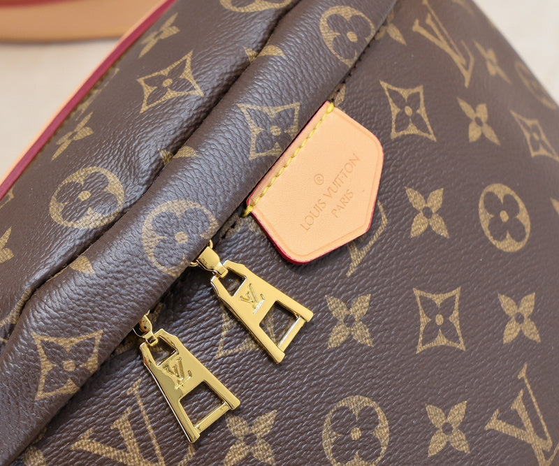 LLP55 Leather Bag 37x14x13CM Shoulder  for women and men  Bags