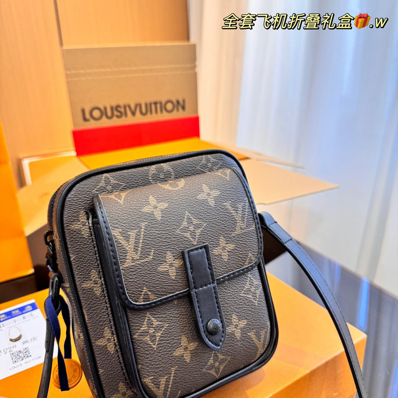 MLP2 Real Leather bag 15-5-18CM Bags  for women and men with box