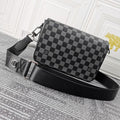 LLP85  Men Leather Bag 23.5 x 14.0 x 5.0CM high quality