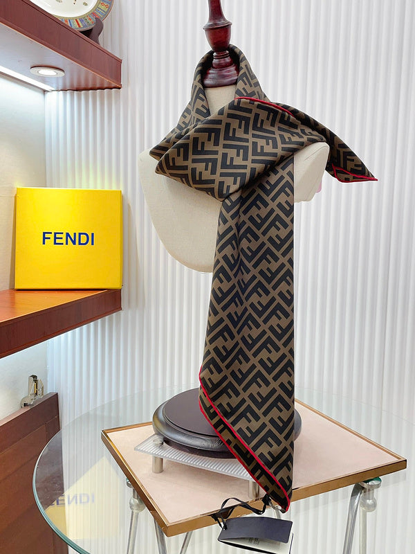 XFC5 Silk satin 90-90CM scarf