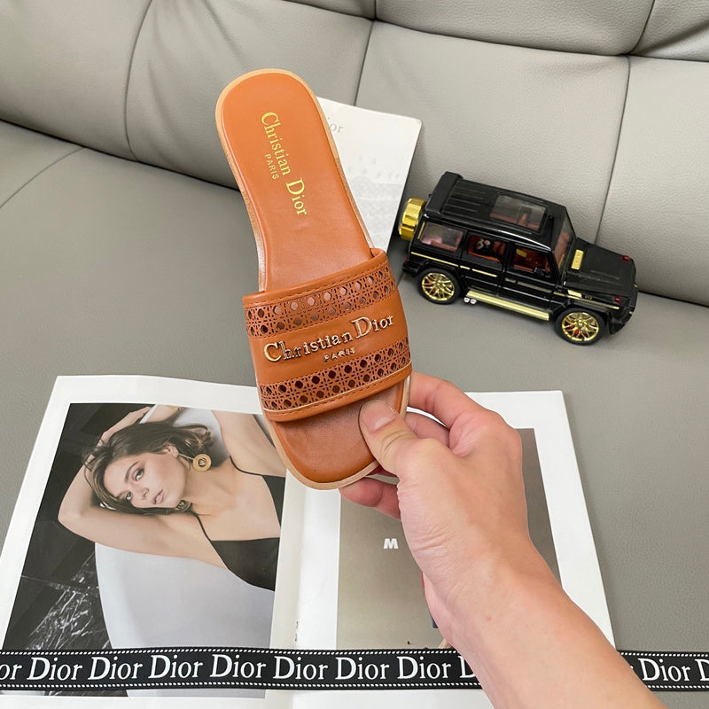 MBDS1 Leather Slippers Size 35-41 Shoes with Box