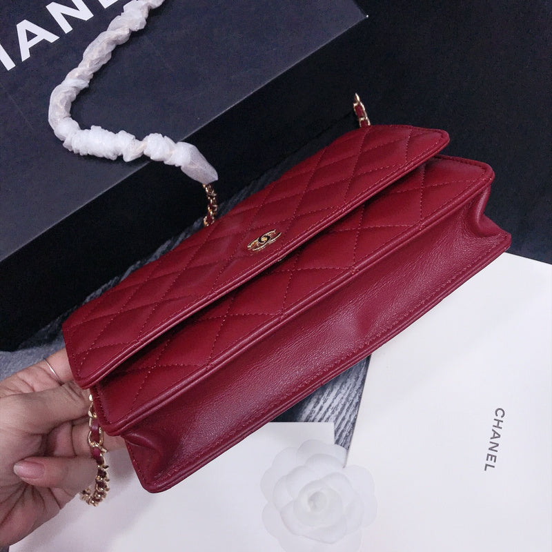 XCP018 Bag leather 19-13-4CM Bag Gold