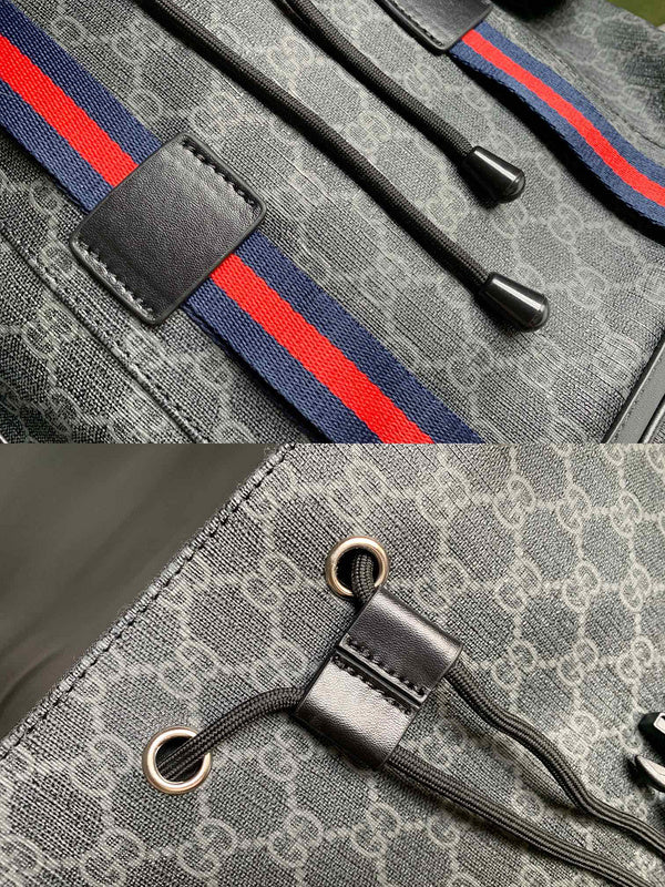 LGP51 Men GG SUPREME backpack large capacity ipad bag 34x42x16cm