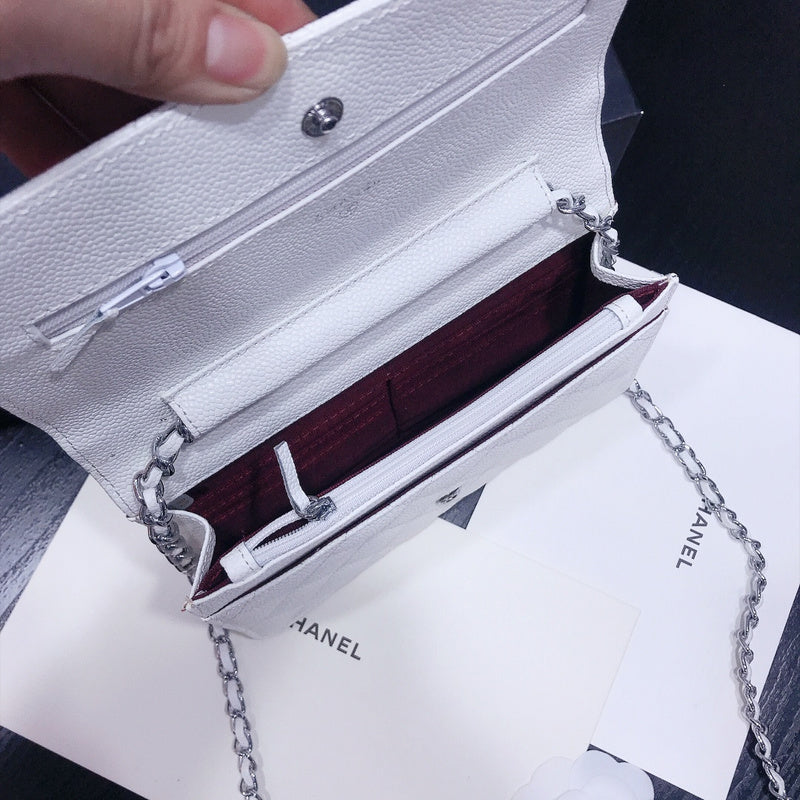 XCP015 Bag leather 19-13-4CM Bag Silver