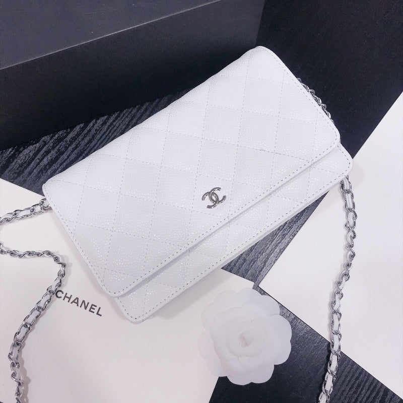 XCP015 Bag leather 19-13-4CM Bag Silver