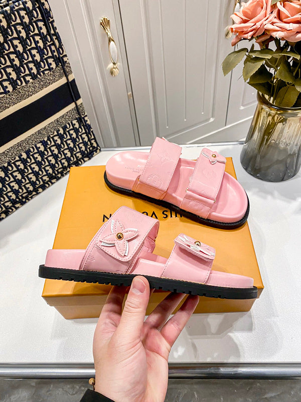 MLS11 Slippers Women Leather shoes 35-40 With box