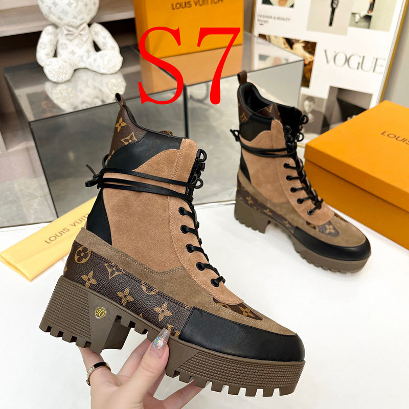 OLS28 Leather Women Shoes 35-42 with box