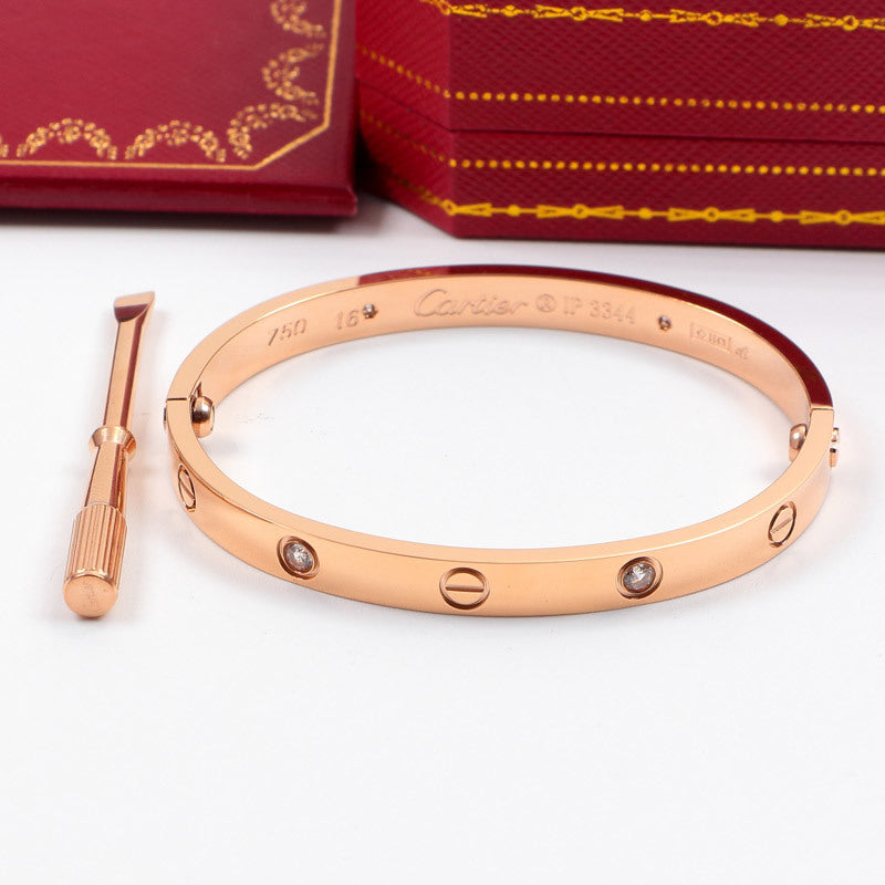 CAB15 brand bangle LOVE bracelet screw bracelet with screwdriver The most classic bangle 316L steel 18K gold plated  Jewelry 15-22cm