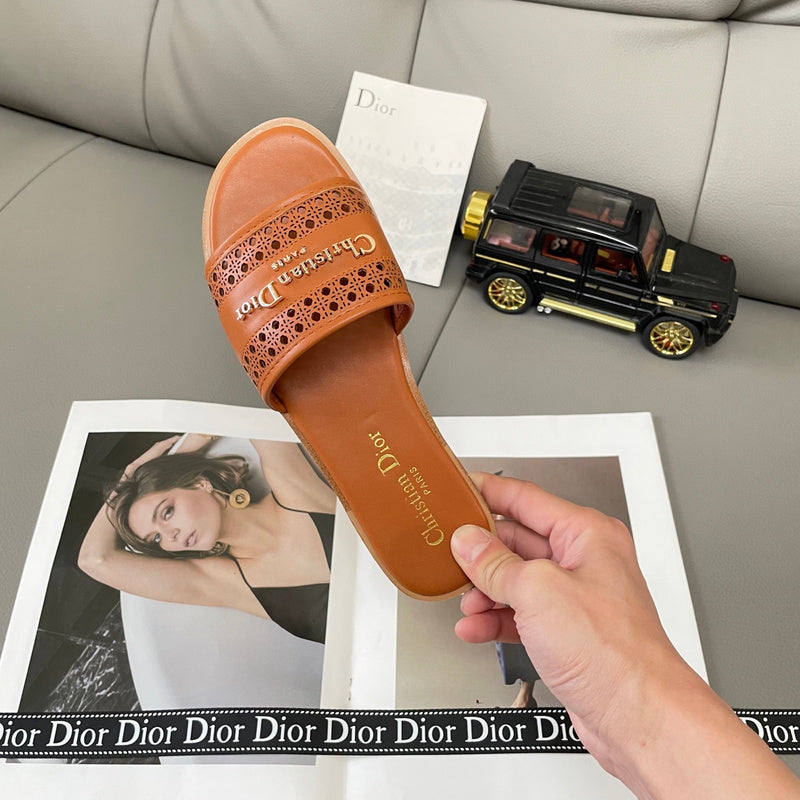 MBDS1 Leather Slippers Size 35-41 Shoes with Box