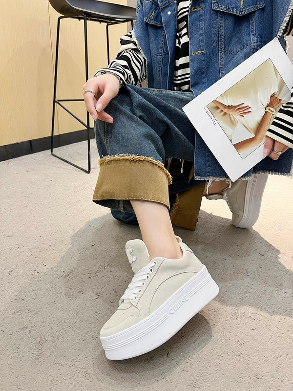 BMCS8 Women 35-40 Leather 6.0CM Shoes with box