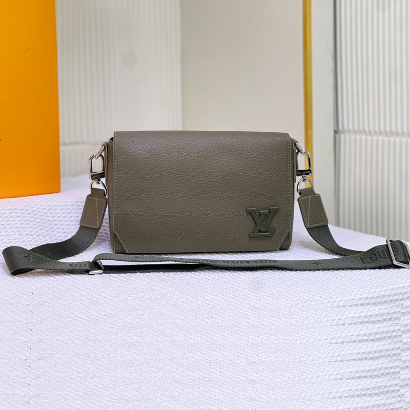 LLP90 Leather Bag 22-16.5-7CM Shoulder  for women and men Bags