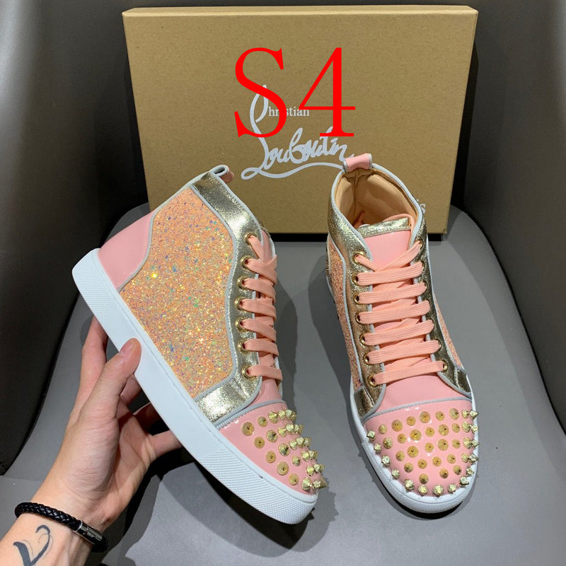 HCLS7 Women and Men casual Leather Shoes 35-47 With Box