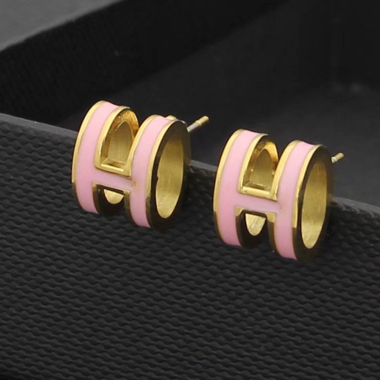 HE04 Fashion New Style Earring Jewelry H earring for women