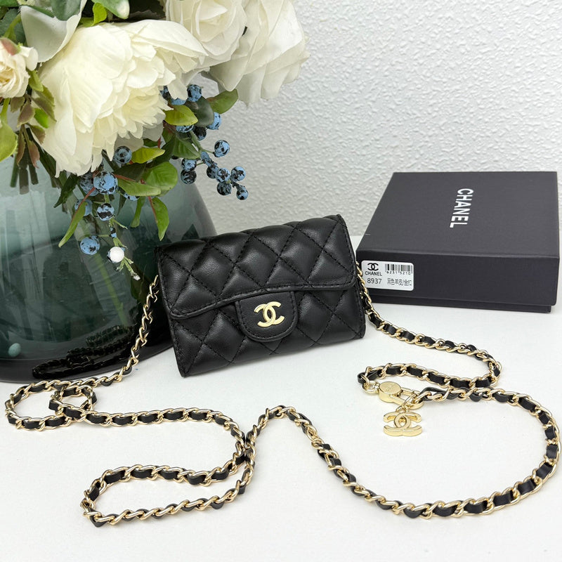 LCP04 Wallet Bag 13.1-7.5-2.1CM Leather bags with box