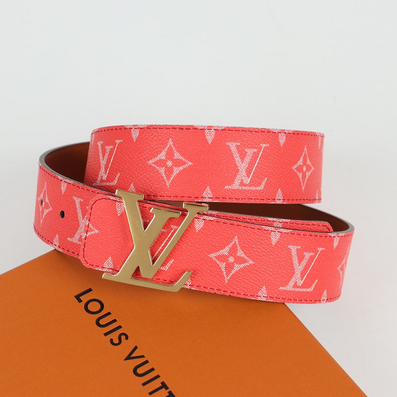 LBL7 Real leather 4.0CM 95-125CM Belt with all packing
