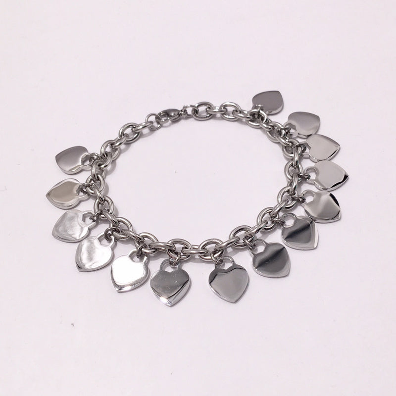 L155   Bracelet 316L steel plating gold Bangle Jewelry