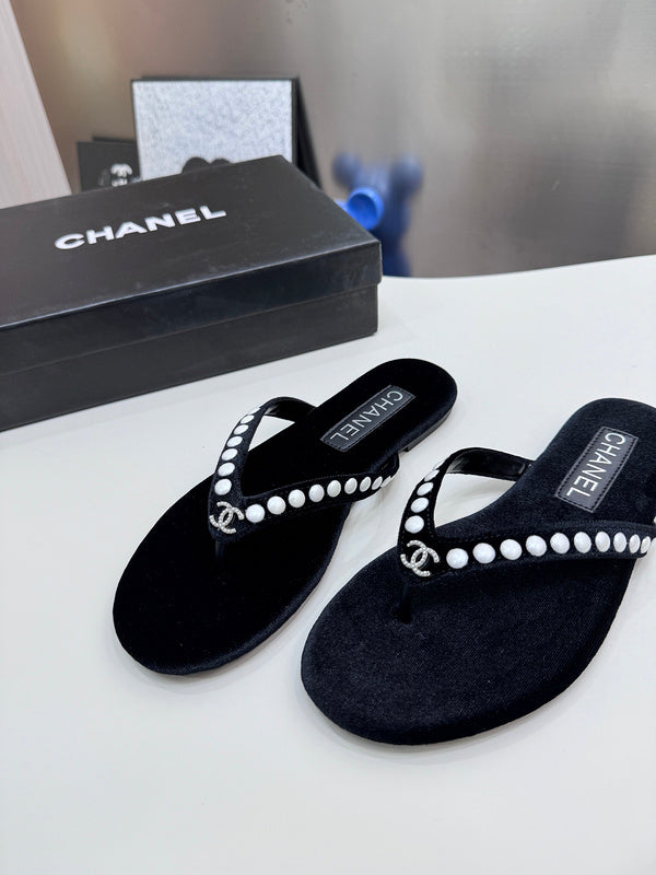 MBCS4 Leather Slippers Size 35-42 Shoes with Box