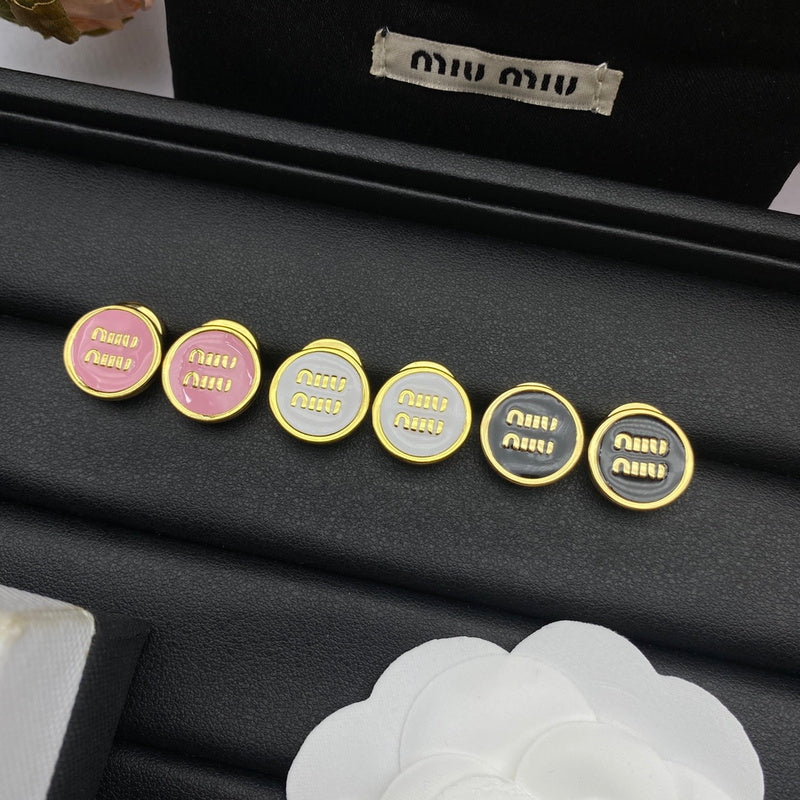 MIE3  Women's fashion new stud earrings jewelry necklace