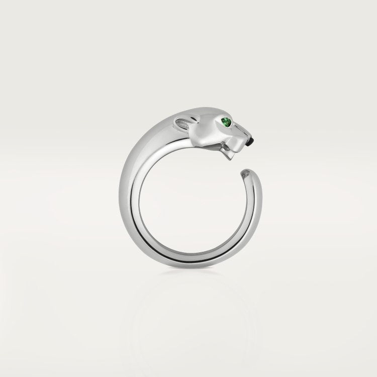 J142  Men's and women's titanium steel cheetah ring jewelry