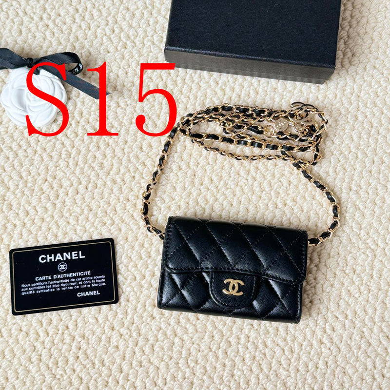 LCP02 Wallet Bag 13.1-7.5-2.1CM Leather bags with box