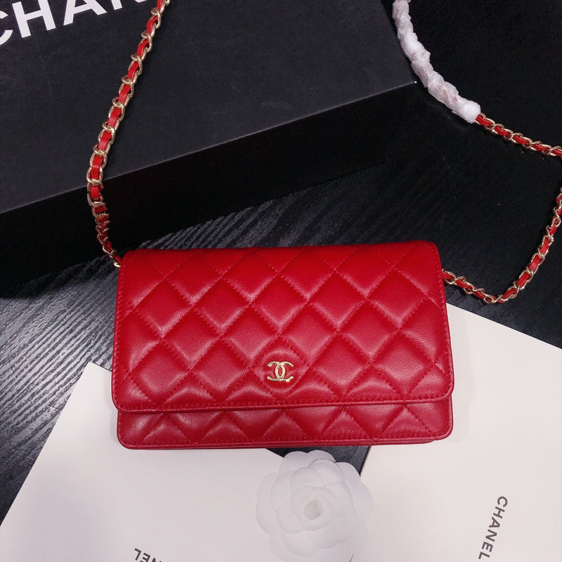 XCP018 Bag leather 19-13-4CM Bag Gold