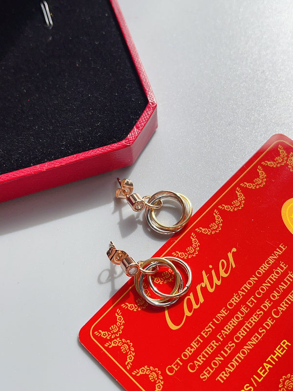 A1067   Women's titanium steel earrings jewelry