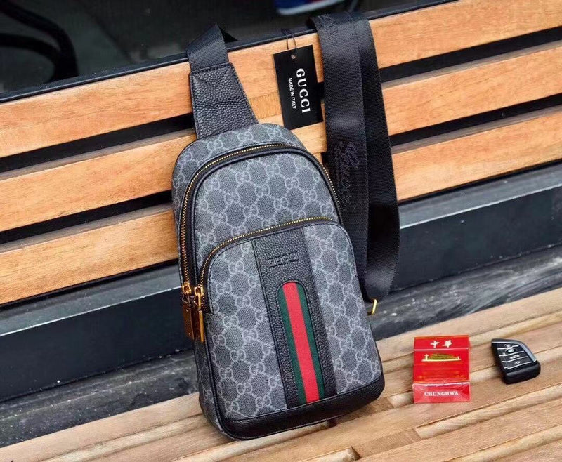 GGP22 Men Shoulder bag leather bag handbag 18-31-5CM