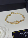 X669    Ladies' full-diamond necklace and bracelet set jewelry