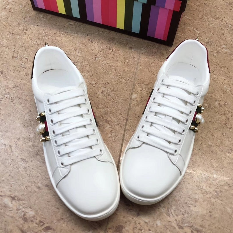 MJGS43 Women 35-40 Man 40-44 Leather shoes  with box