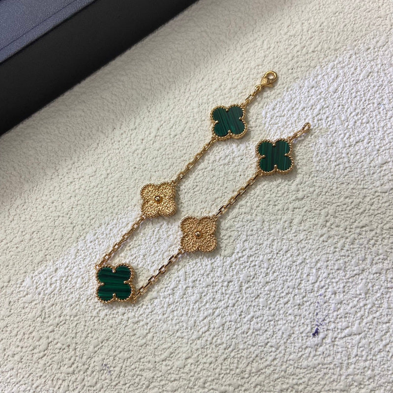 AVSB16   Women's gold hot malachite green bracelet jewelry